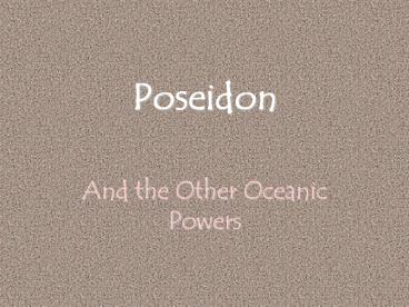 Poseidon