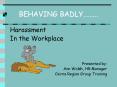 BEHAVING BADLY PowerPoint PPT Presentation