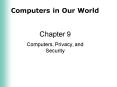 Computers, Privacy, and Security PowerPoint PPT Presentation