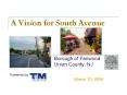 A Vision for South Avenue PowerPoint PPT Presentation