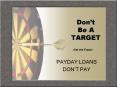 Dont Be A TARGET PowerPoint PPT Presentation