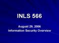 INLS 566 PowerPoint PPT Presentation