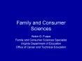 Family and Consumer Sciences PowerPoint PPT Presentation
