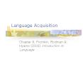 Language Acquisition PowerPoint PPT Presentation