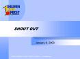 SHOUT OUT PowerPoint PPT Presentation