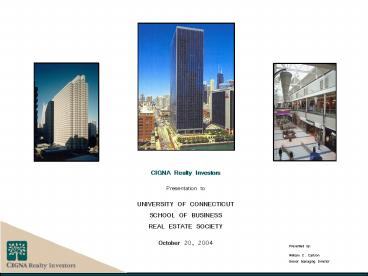 CIGNA Realty Investors