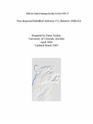 NIRAD Data Package for the NASA WB57