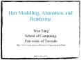 Hair%20Modelling,%20Animation,%20and%20Rendering PowerPoint PPT Presentation