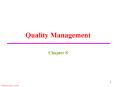 Quality Management PowerPoint PPT Presentation
