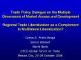 Trade Policy Dialogue on the Multiple Dimensions of Market Access and Development Regional Trade Liberalization as a Complement to Multilateral Liberalization? PowerPoint PPT Presentation