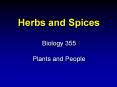 Herbs%20and%20Spices PowerPoint PPT Presentation