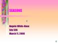 SEASONS PowerPoint PPT Presentation