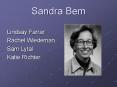Sandra Bem PowerPoint PPT Presentation