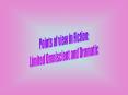 Points of view in Fiction: PowerPoint PPT Presentation