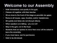 Welcome to our Assembly PowerPoint PPT Presentation