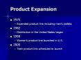 Product Expansion PowerPoint PPT Presentation