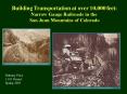 Building Transportation at over 10,000 feet: PowerPoint PPT Presentation