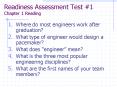 Readiness Assessment Test PowerPoint PPT Presentation