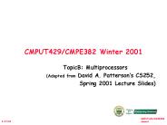 CMPUT429/CMPE382 Winter 2001