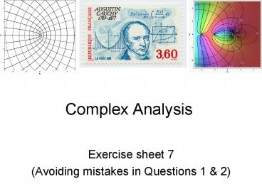 Complex Analysis presentation | free to view