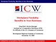 Greg Roth, Senior Manager Institute for a Competitive Workforce ICW An Affiliate of the U.S. Chamber PowerPoint PPT Presentation