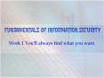 Week 1 You'll always find what you want PowerPoint PPT Presentation