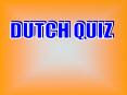 DUTCH QUIZ PowerPoint PPT Presentation