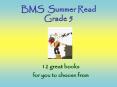 BMS Summer Read Grade 5 PowerPoint PPT Presentation
