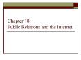 Chapter 18: Public Relations and the Internet PowerPoint PPT Presentation