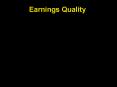 Earnings Quality PowerPoint PPT Presentation