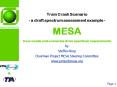 Train Crash Scenario a draft spectrum assessment example MESA User needs and scenarios drive spectru PowerPoint PPT Presentation