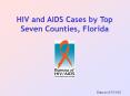HIV and AIDS Cases by Top Seven Counties, Florida PowerPoint PPT Presentation