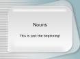 Nouns PowerPoint PPT Presentation