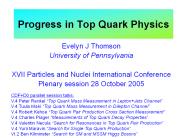 Progress%20in%20Top%20Quark%20Physics