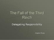 The Fall of the Third Reich