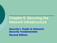Chapter 5: Securing the Network Infrastructure