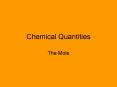 Chemical Quantities PowerPoint PPT Presentation