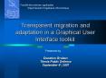 Transparent migration and adaptation in a Graphical User Interface toolkit PowerPoint PPT Presentation