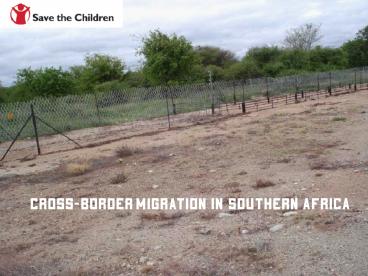 Crossborder migration in Southern Africa