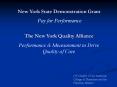 New York Quality Alliance Pay forPerformance Physician Alliance PowerPoint PPT Presentation