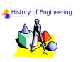 History of Engineering PowerPoint PPT Presentation