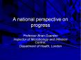 A national perspective on progress PowerPoint PPT Presentation
