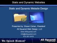 Static and Dynamic Websites