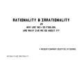 Rationality PowerPoint PPT Presentation