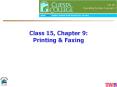 Class 15, Chapter 9: Printing PowerPoint PPT Presentation