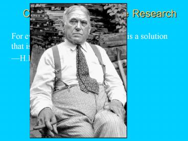 Chapter 7 Qualitative Research