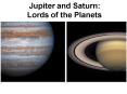 Jupiter and Saturn: Lords of the Planets PowerPoint PPT Presentation