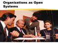 Organizations as Open Systems PowerPoint PPT Presentation