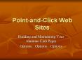 PointandClick Web Sites PowerPoint PPT Presentation