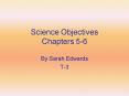 Science Objectives Chapters 56 PowerPoint PPT Presentation